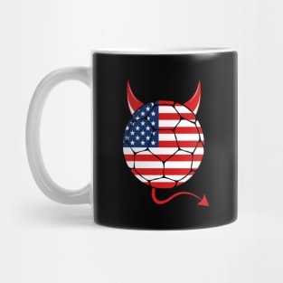 Usa Halloween Soccer Mug